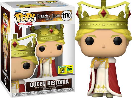 FUNKO POP! ANIMATION: ATTACK ON TITAN [A.O.T.] - QUEEN HISTORIA **2022 SDCC EXCLUSIVE** #1170