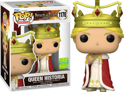 FUNKO POP! ANIMATION: ATTACK ON TITAN [A.O.T.] - QUEEN HISTORIA **2022 SDCC EXCLUSIVE** #1170