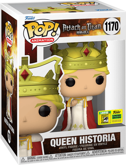 FUNKO POP! ANIMATION: ATTACK ON TITAN [A.O.T.] - QUEEN HISTORIA **2022 SDCC EXCLUSIVE** #1170