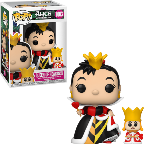 FUNKO POP! DISNEY: ALICE IN WONDERLAND [70TH ANNIVERSARY] - QUEEN OF HEARTS [W/ KING] #1063