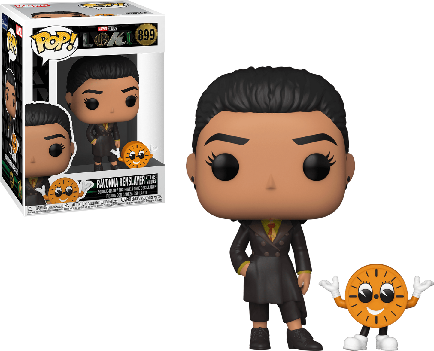 FUNKO POP! MARVEL: LOKI [TV SERIES] - RAVONNA RENSLAYER W/ MISS MINUTES #899