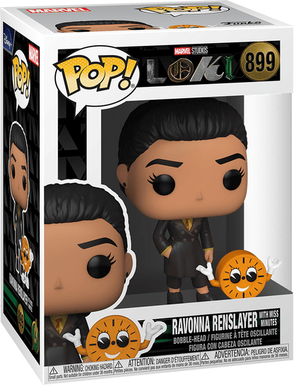 FUNKO POP! MARVEL: LOKI [TV SERIES] - RAVONNA RENSLAYER W/ MISS MINUTES #899