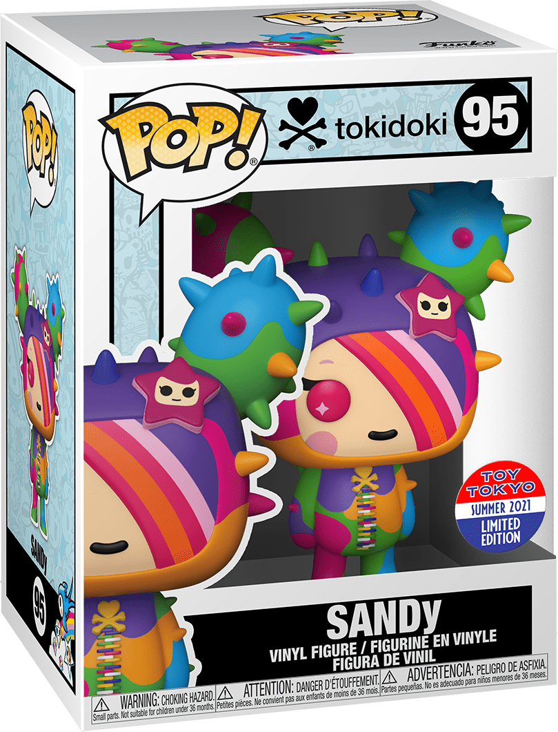 FUNKO POP! TOKIDOKI - SANDY [RAINBOW] **2021 SDCC / TOY TOKYO EXCLUSIVE** #95