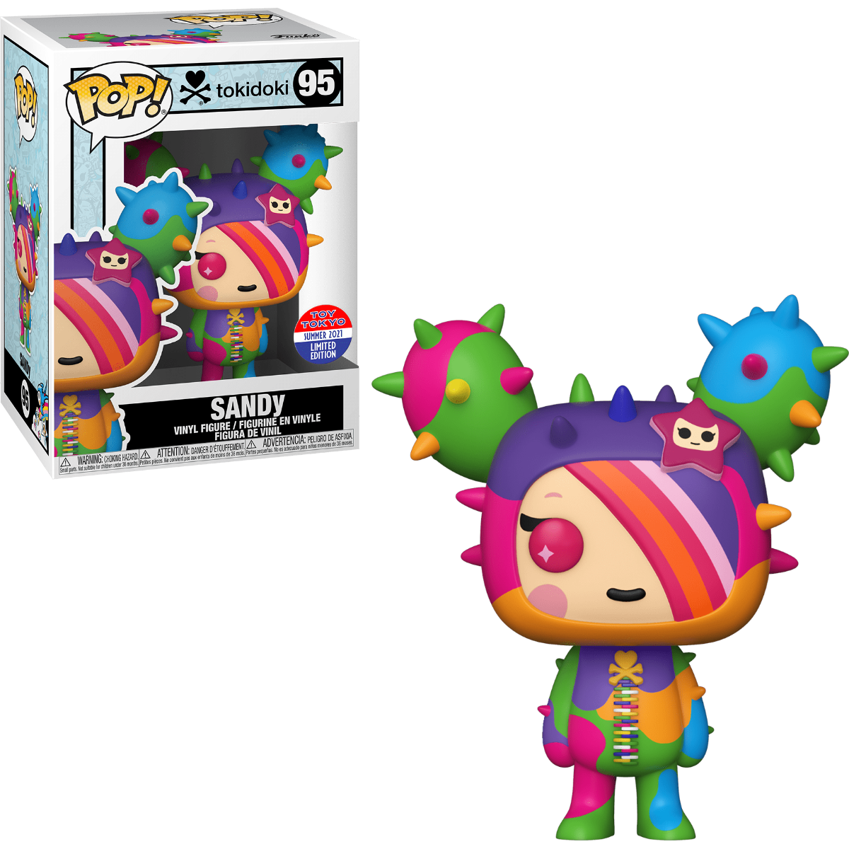 FUNKO POP! TOKIDOKI - SANDY [RAINBOW] **2021 SDCC / TOY TOKYO EXCLUSIVE** #95