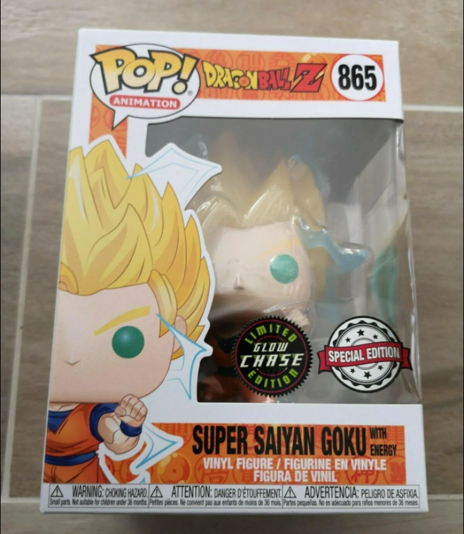 FUNKO POP! ANIMATION: DRAGON BALL Z [DBZ] - SUPER SAIYAN 2 [SSJ2] GOKU [W/ ENERGY] **PX PREVIEWS EXCLUSIVE** #865