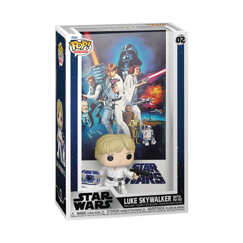 FUNKO POP! STAR WARS MOVIE POSTER A NEW HOPE LUKE SKYWALKER with R2-D2 #02