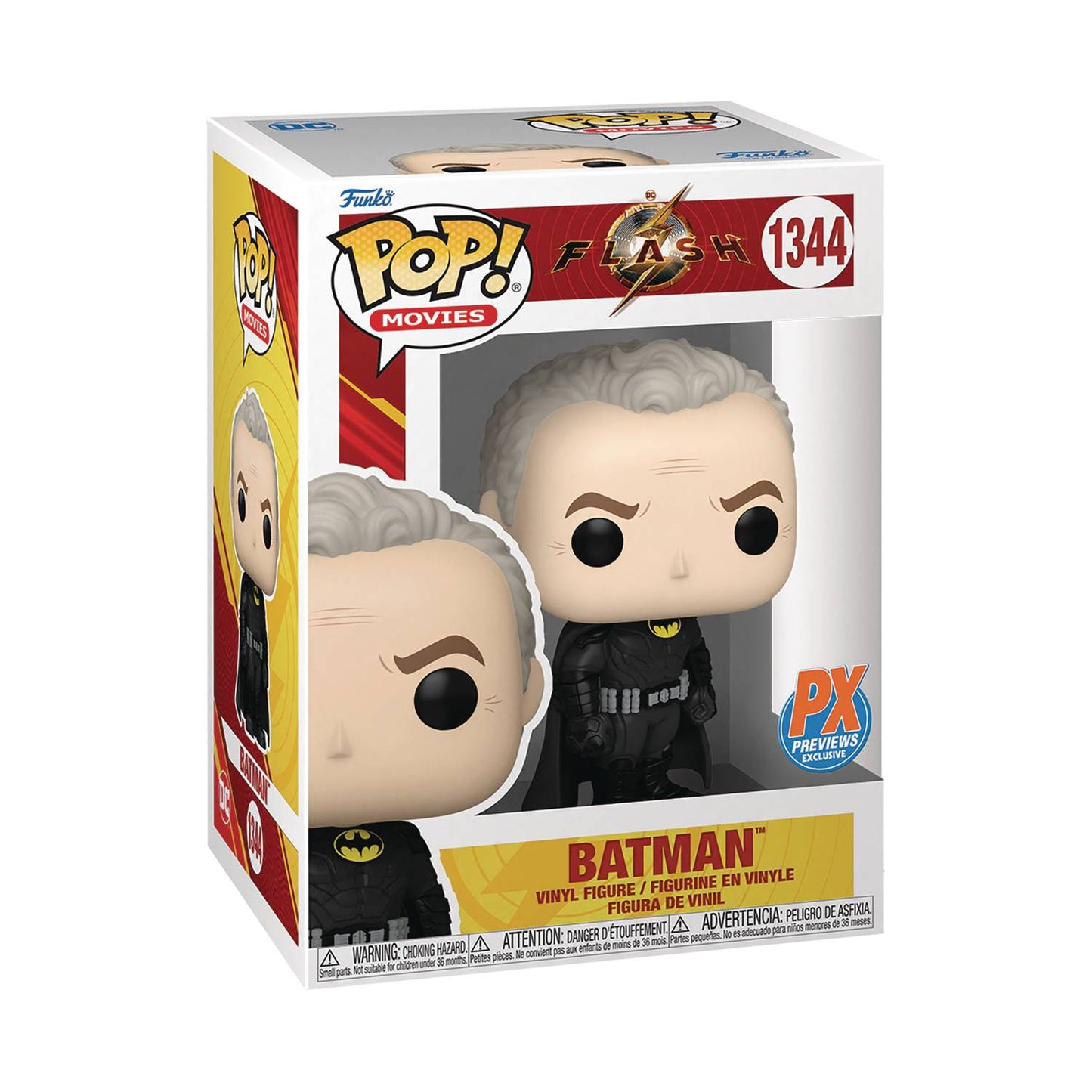 Funko Pop! DC Heroes: Flash - Batman (Unmasked) #1344 [PX Previews Exclusive]