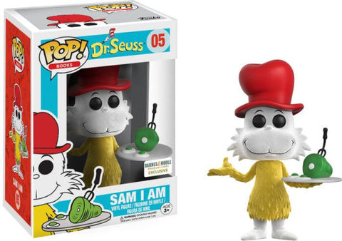 Funko Pop! Books: Dr. Seuss: Sam I Am (flocked) Barnes & Noble Exclusive #05