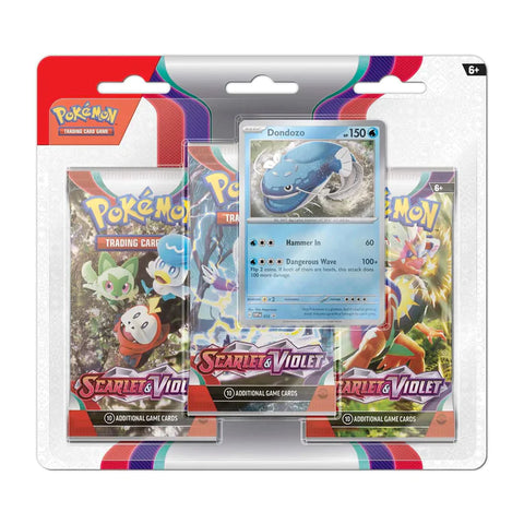 Pokemon TCG - Scarlet & Violet 3pc Blister Pack
