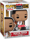 FUNKO POP! BASKETBALL [TEAM USA]: 1992 USA DREAM TEAM - SCOTTIE PIPPEN [WHITE JERSEY] **TARGET EXCLUSIVE** #109