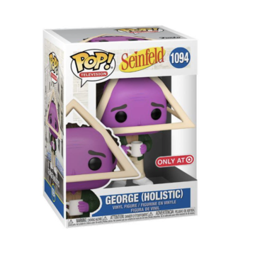 Funko POP! TV: SEINFELD - HOLISTIC GEORGE with Purple Face *TARGET EXCLUSIVE* *PREORDER*