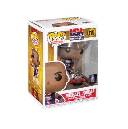 FUNKO POP! BASKETBALL [1992 TEAM USA] - MICHAEL JORDAN [NAVY BLUE JERSEY] **FOOT LOCKER EXCLUSIVE** #115