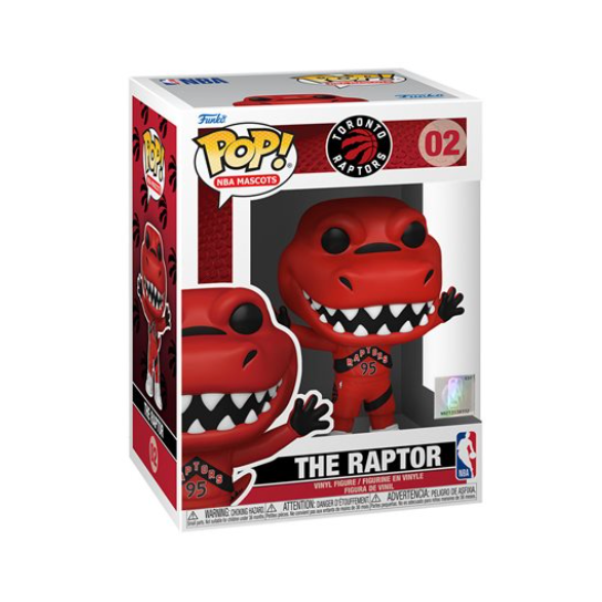 FUNKO POP! NBA MASCOTS: TORONTO RAPTORS - THE RAPTOR [RED JERSEY] #02