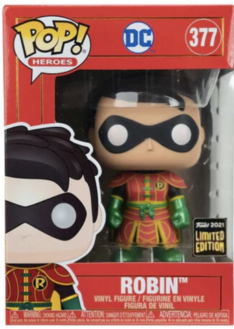 Funko Pop! Heroes  -Imperial Palace Robin Metallic ASIA Exclusive #377 LE 3000