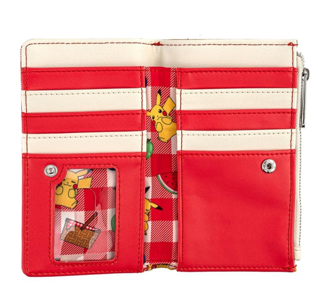 LOUNGEFLY EXCLUSIVE POKEMON PIKACHU PICNIC WALLET