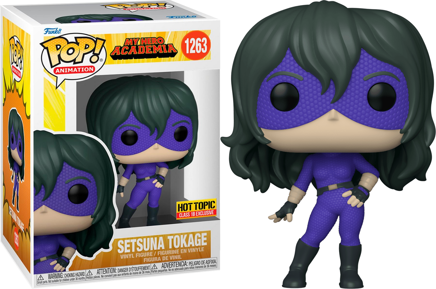 FUNKO POP! ANIMATION: MY HERO ACADEMIA [MHA] - SETSUNA TOKAGE **HOT TOPIC EXCLUSIVE** #1263