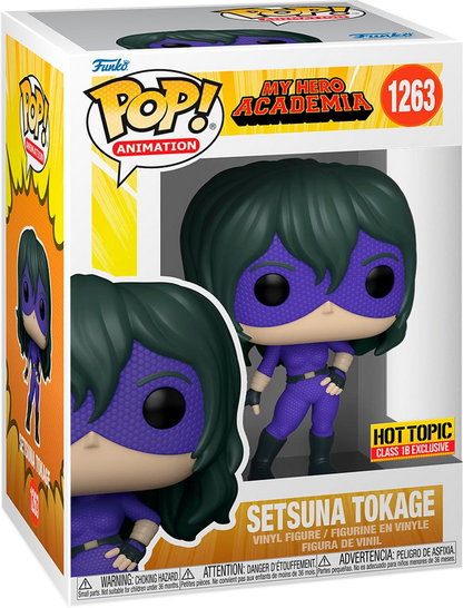 FUNKO POP! ANIMATION: MY HERO ACADEMIA [MHA] - SETSUNA TOKAGE **HOT TOPIC EXCLUSIVE** #1263