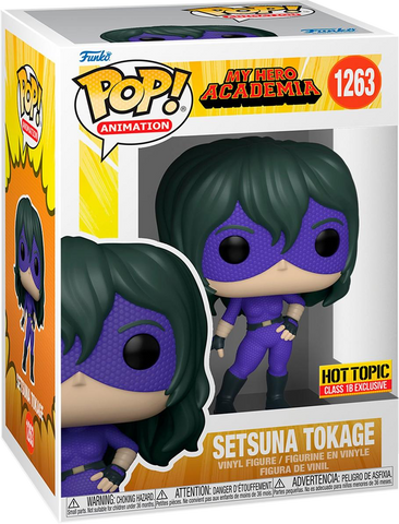 FUNKO POP! ANIMATION: MY HERO ACADEMIA [MHA] - SETSUNA TOKAGE **HOT TOPIC EXCLUSIVE** #1263
