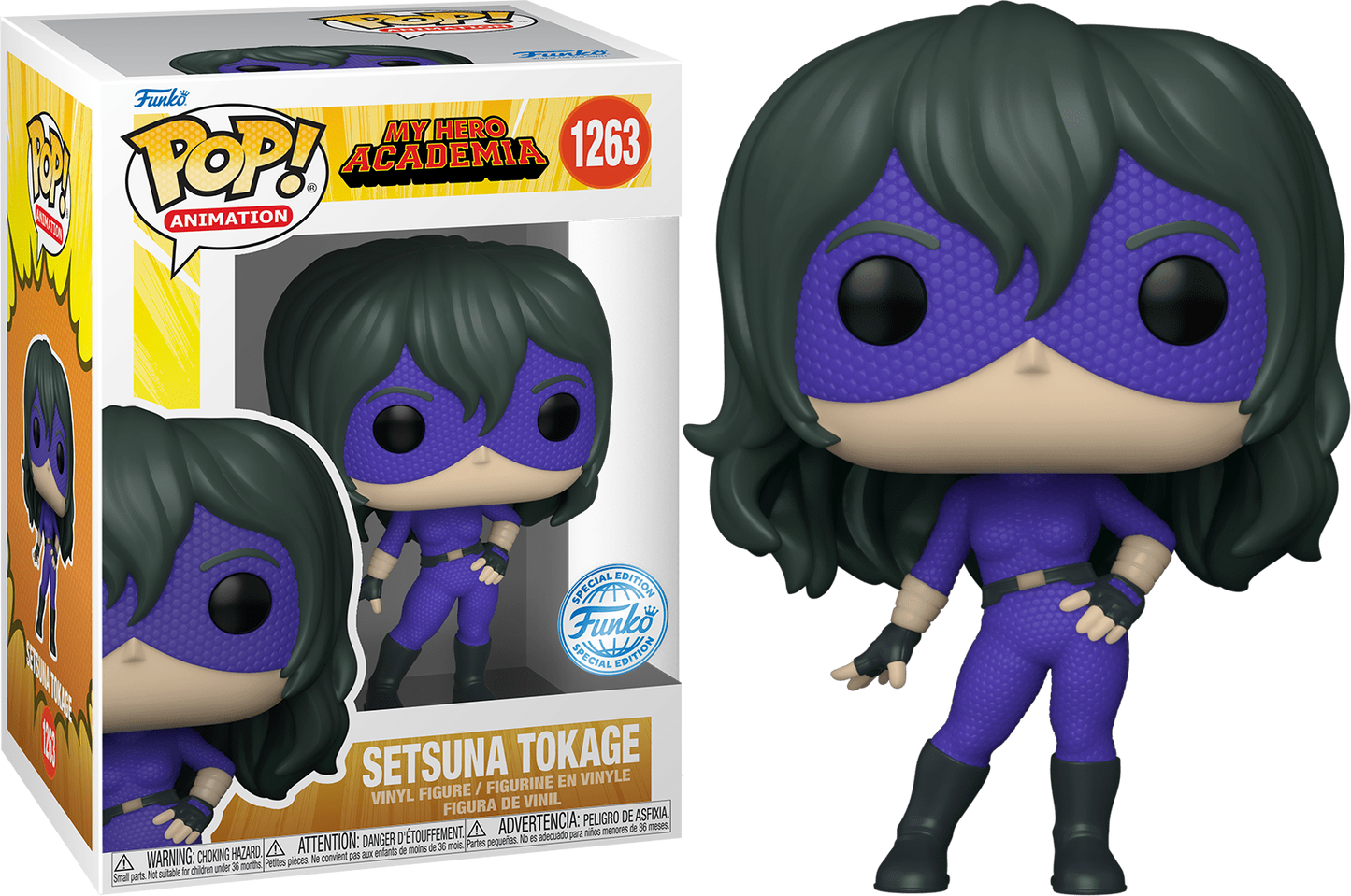 FUNKO POP! ANIMATION: MY HERO ACADEMIA [MHA] - SETSUNA TOKAGE **HOT TOPIC EXCLUSIVE** #1263