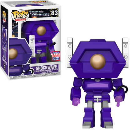FUNKO POP! RETRO TOYS: TRANSFORMERS - SHOCKWAVE **2021 VIRTUAL FUNKON EXCLUSIVE** #83