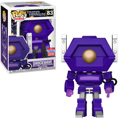 FUNKO POP! RETRO TOYS: TRANSFORMERS - SHOCKWAVE **2021 VIRTUAL FUNKON EXCLUSIVE** #83