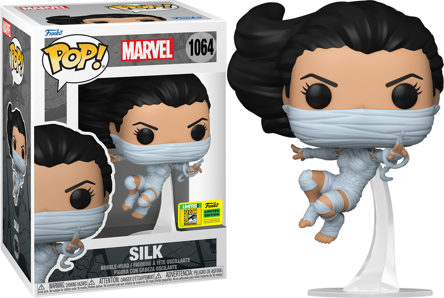 FUNKO POP! MARVEL - SILK [JUMPING] **2022 SDCC EXCLUSIVE** #1064