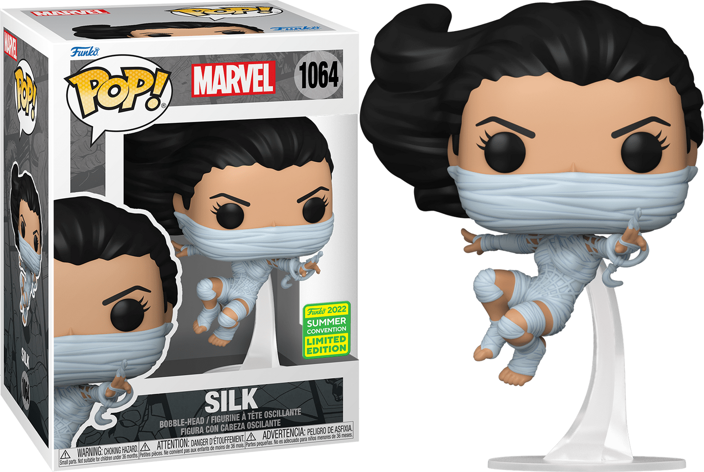 FUNKO POP! MARVEL - SILK [JUMPING] **2022 SDCC EXCLUSIVE** #1064