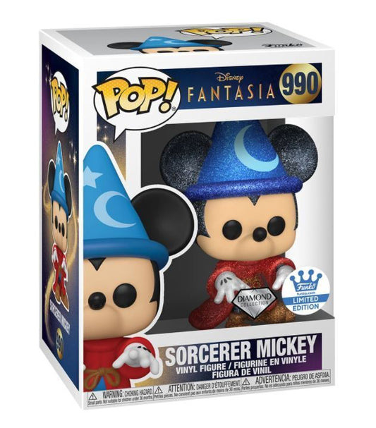 Funko Pop! Disney: Fantasia - Sorcerer Mickey (Casting Spell - Diamond) #990 [Funko Shop Exclusive]