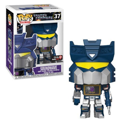 FUNKO POP! RETRO TOYS: TRANSFORMERS - SOUNDWAVE [SHATTERED SCREEN - METALLIC] **EB / GAMESTOP EXCLUSIVE** #37