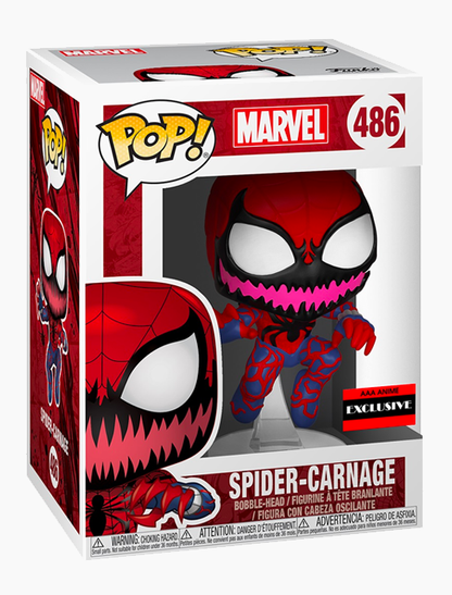 FUNKO POP! MARVEL - SPIDER-CARNAGE **AAA ANIME EXCLUSIVE** #486