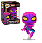 FUNKO POP & TEE - MARVEL - SPIDER-MAN [BLACK LIGHT GLOW] **TARGET EXCLUSIVE**
