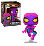 FUNKO POP & TEE - MARVEL - SPIDER-MAN [BLACK LIGHT GLOW] **TARGET EXCLUSIVE**
