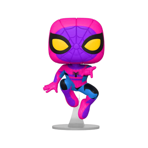 FUNKO POP & TEE - MARVEL - SPIDER-MAN [BLACK LIGHT GLOW] **TARGET EXCLUSIVE**