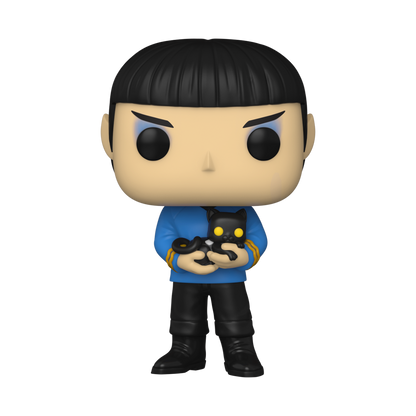 FUNKO POP! TELEVISION: STAR TREK - SPOCK [W/ CAT] **FUNKO SHOP EXCLUSIVE** #1142