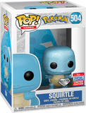 Funko Pop! Games: Pokemon - Squirtle (Diamond) #504 [2021 Convention Exclusive]