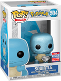 FUNKO POP! GAMES: POKEMON - SQUIRTLE [DIAMOND COLLECTION] **2021 SDCC EXCLUSIVE** #504