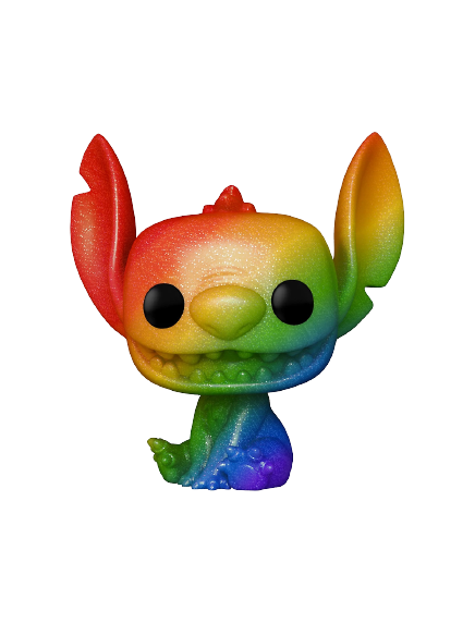 FUNKO POP! DISNEY: RAINBOW PRIDE - STITCH [DIAMOND COLLECTION] **BOXLUNCH EXCLUSIVE** #1045