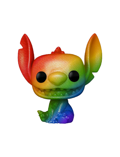 FUNKO POP! DISNEY: RAINBOW PRIDE - STITCH [DIAMOND COLLECTION] **BOXLUNCH EXCLUSIVE** #1045