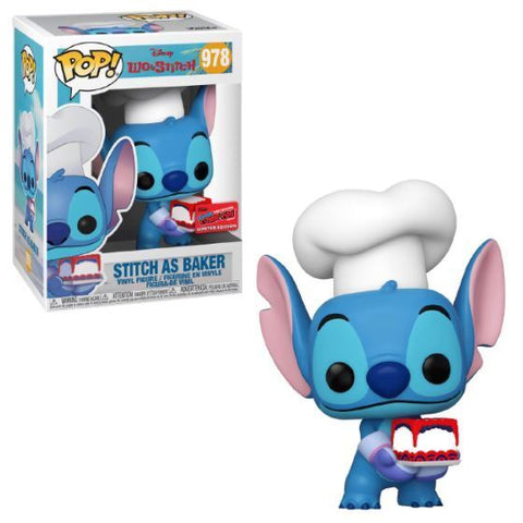 FUNKO POP! DISNEY: LILO & STITCH - STITCH [AS BAKER] **2020 NYCC EXCLUSIVE** #978