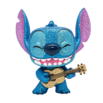 FUNKO POP! DISNEY: LILO & STITCH - STITCH W/ UKULELE [DIAMOND COLLECTION] **ENTERTAINMENT EARTH EXCLUSIVE** #1044