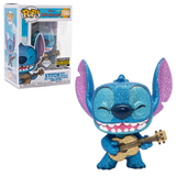 FUNKO POP! DISNEY: LILO & STITCH - STITCH W/ UKULELE [DIAMOND COLLECTION] **ENTERTAINMENT EARTH EXCLUSIVE** #1044