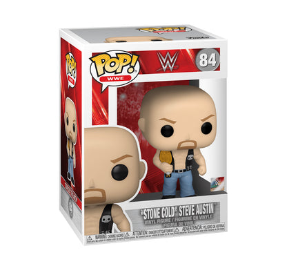 Funko Pop! Sports: WWE - "Stone Cold" Steve Austin (Metallic - with One Belt) #84