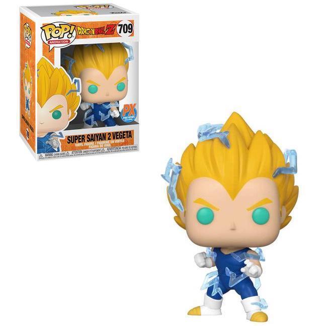 Funko Pop! Anime: Dragon Ball Z (DBZ) - Super Saiyan 2 (SSJ2) Vegeta #709 [PX Previews Exclusive]