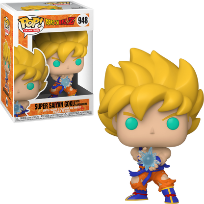 FUNKO POP! ANIMATION: DRAGON BALL Z [DBZ] - SUPER SAIYAN [SSJ] GOKU [W/ KAMEHAMEHA] #948