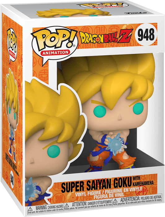 FUNKO POP! ANIMATION: DRAGON BALL Z [DBZ] - SUPER SAIYAN [SSJ] GOKU [W/ KAMEHAMEHA] #948