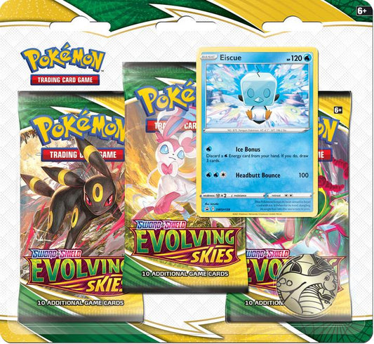 Pokemon TCG: Sword & Shield - Evolving Skies 3pc Blister Pack
