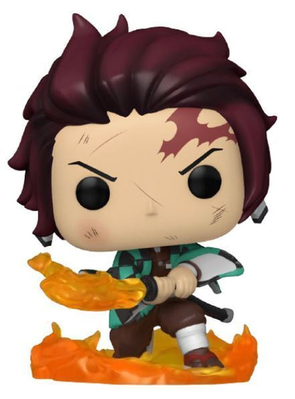 FUNKO POP! ANIMATION: DEMON SLAYER - TANJIRO KAMADO [HINOKAMI KAGURA DANCE / BREATH OF THE SUN] **GALACTIC TOYS EXCLUSIVE** #874