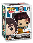 **CHASE & COMMON COMBO** FUNKO POP! ANIMATION: DEMON SLAYER - TANJIRO KAMADO [HINOKAMI KAGURA DANCE / BREATH OF THE SUN] **GALACTIC TOYS EXCLUSIVE** #874