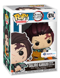**CHASE & COMMON COMBO** FUNKO POP! ANIMATION: DEMON SLAYER - TANJIRO KAMADO [HINOKAMI KAGURA DANCE / BREATH OF THE SUN] **GALACTIC TOYS EXCLUSIVE** #874