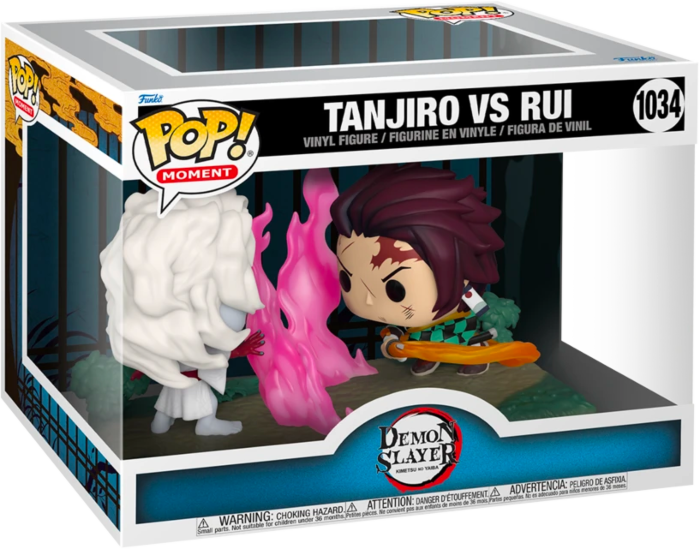 FUNKO POP! ANIMATION [MOVIE MOMENT]: DEMON SLAYER - TANJIRO VS. RUI #1034